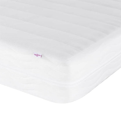 Bed with Mattress "Dover" Black Single Fabric