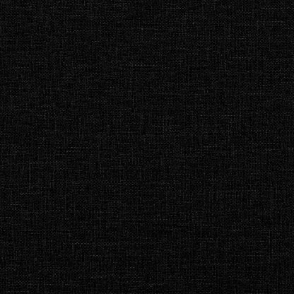 Bed with Mattress "Dover" Black Single Fabric
