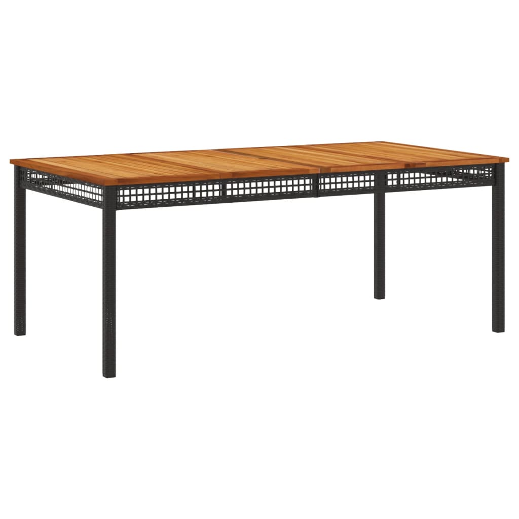 Garden Dining Set | Black, Cream White