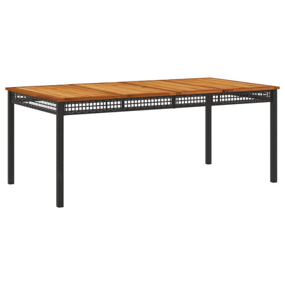 Garden Dining Set | Black, Cream White
