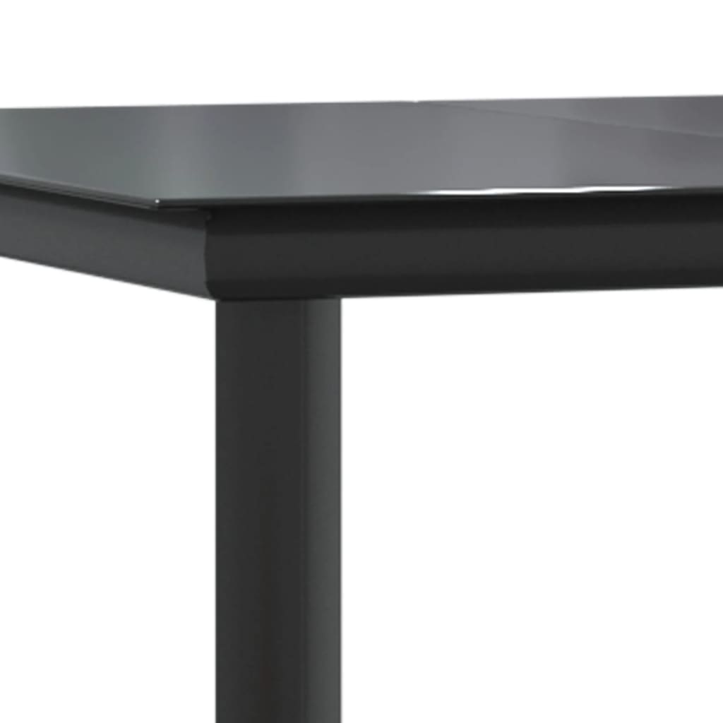 Garden Dining Set | Black, Cream White