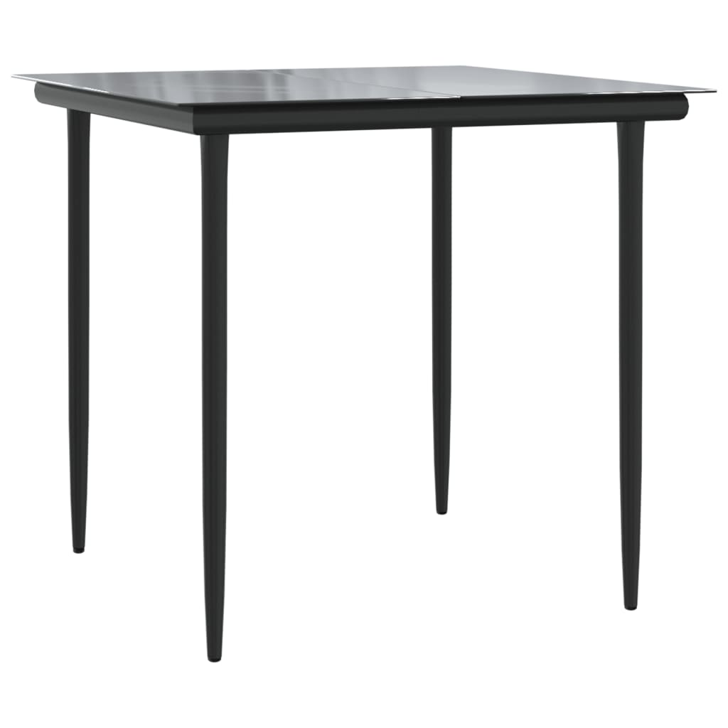 Garden Dining Set | Grey, Black, Dark Grey