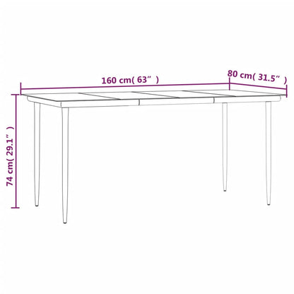Garden Dining Set | Grey