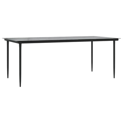 Garden Dining Set | Grey, Black