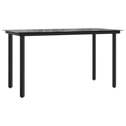 Garden Dining Set | Grey | PE rattan | Large | UV-resistant materials