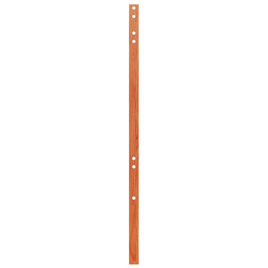 Headboard Wax Brown 100 cm Solid Wood Pine