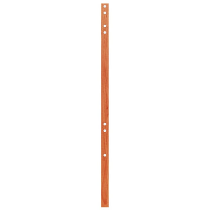 Headboard Wax Brown 100 cm Solid Wood Pine