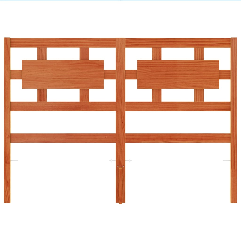Headboard | Wax Brown | Solid Pine Wood | 135 cm | Headboard