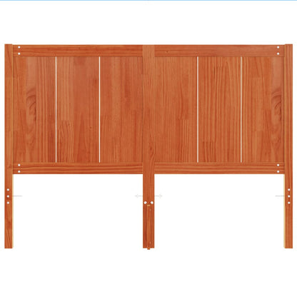 Headboard Wax Brown 150 cm Solid Wood Pine