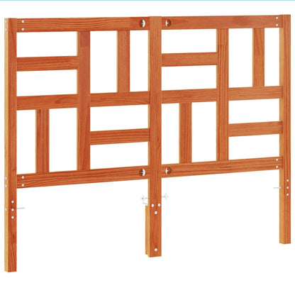 Headboard Wax Brown 180 cm Solid Wood Pine