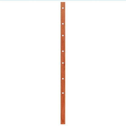 Headboard Wax Brown 100 cm Solid Wood Pine