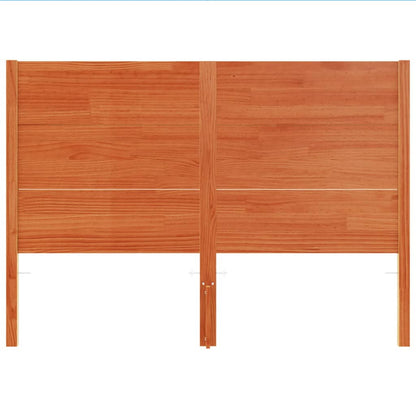 Headboard Wax Brown 150 cm Solid Wood Pine