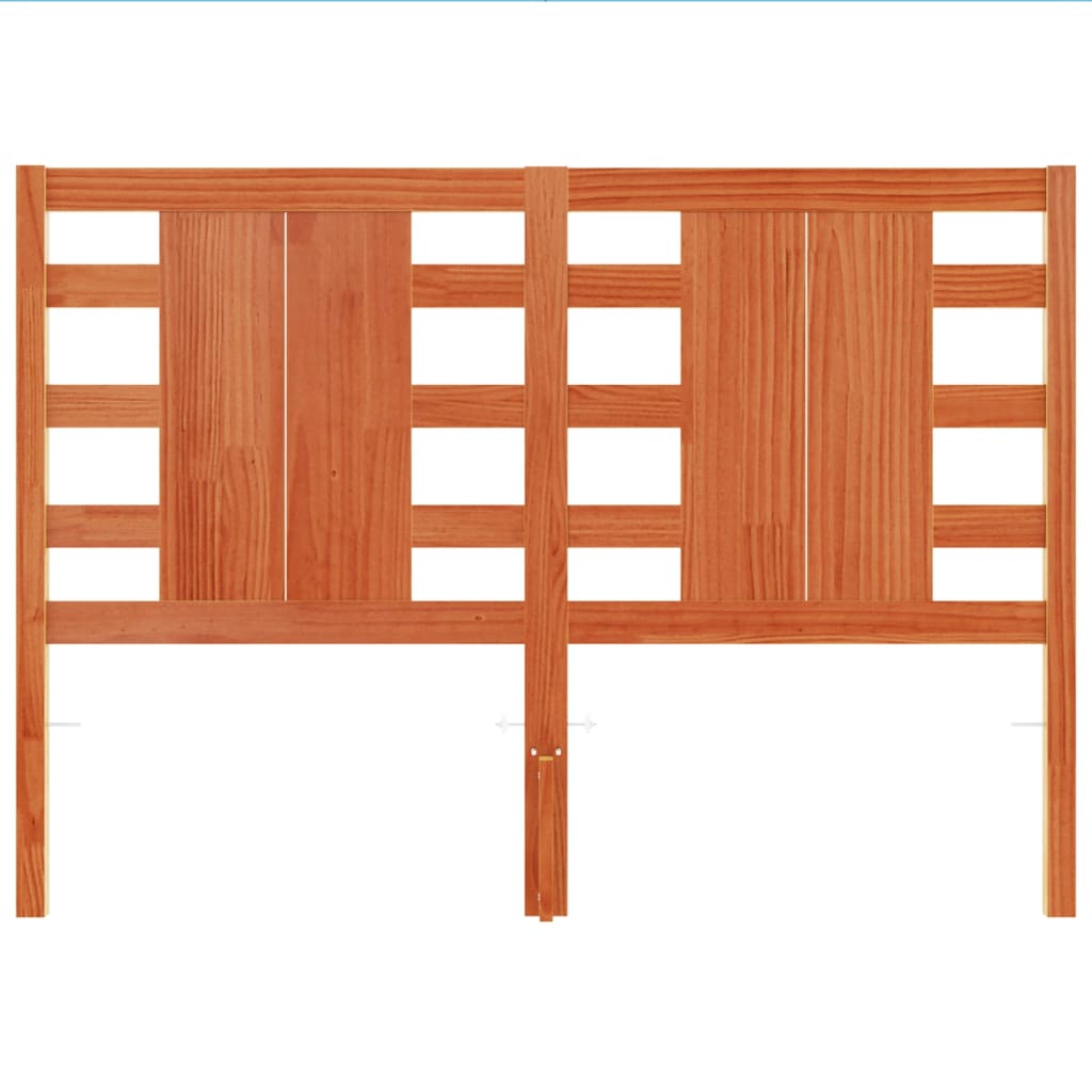 Headboard | Wax Brown | Solid Pine Wood | 135 cm | Durable | Headboard