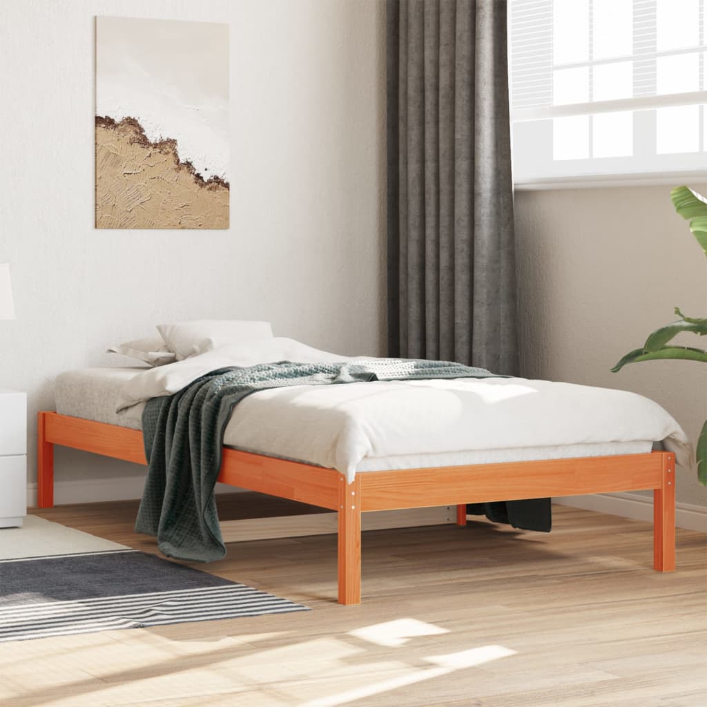 Day Bed | Wax brown | Solid pine wood | Single