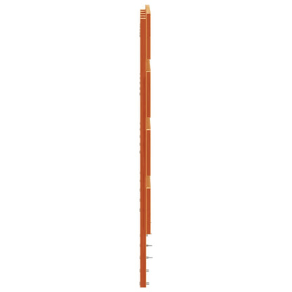 Headboard Wax Brown 120 cm Solid Wood Pine