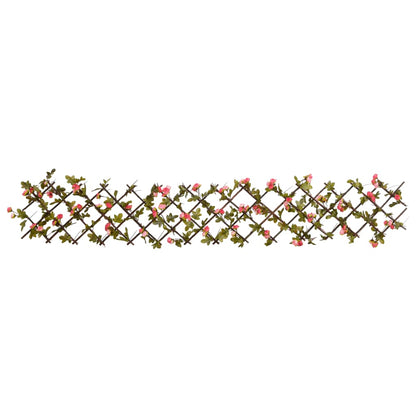  Artificial Ivy Trellis Expandable Dark Pink 180x20 cm