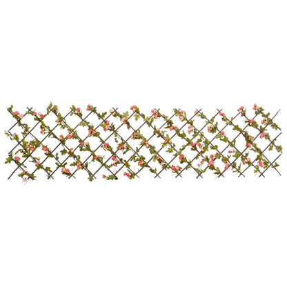  Artificial Ivy Trellis Expandable Dark Pink 180x60 cm