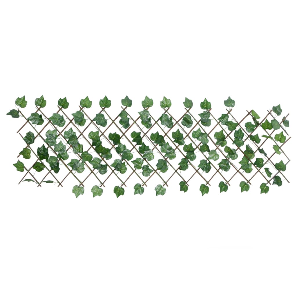 Artificial Grape Leaf Trellis Expandable Green 5 pcs 190x60 cm