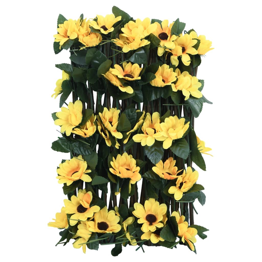  Artificial Ivy Trellis Expandable Yellow 180x20 cm