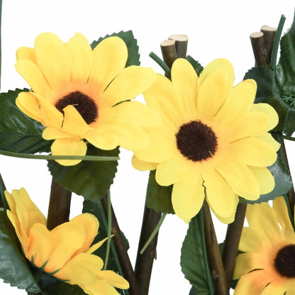  Artificial Ivy Trellis Expandable Yellow 180x20 cm