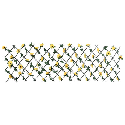  Artificial Ivy Trellis Expandable Yellow 180x60 cm