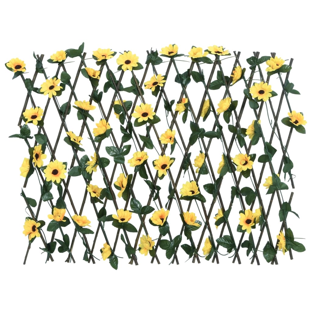  Artificial Ivy Trellis Expandable 5 pcs Yellow 180x60 cm