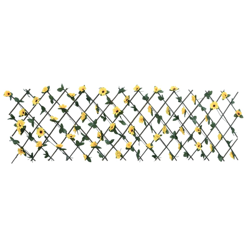  Artificial Ivy Trellis Expandable 5 pcs Yellow 180x60 cm