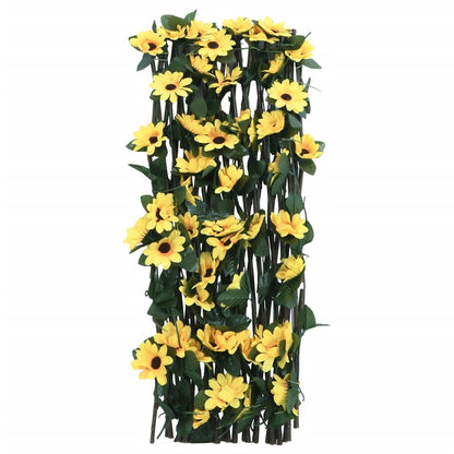  Artificial Ivy Trellis Expandable 5 pcs Yellow 180x60 cm