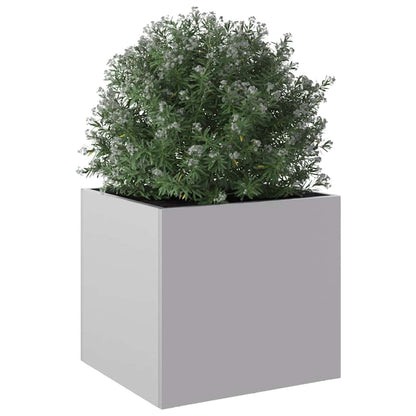 Planter Silver 32x30x29 cm Galvanised Steel