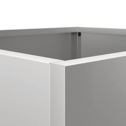 Planter Silver 32x30x29 cm Galvanised Steel