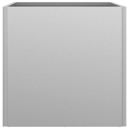 Planters 2 pcs Silver 32x30x29 cm Galvanised Steel