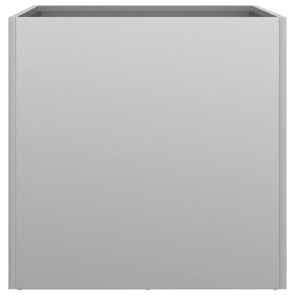 Planter Silver 49x47x46 cm Galvanised Steel