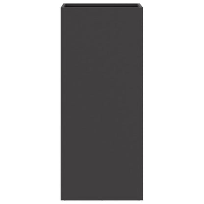 Planter Black 32x29x75 cm Steel