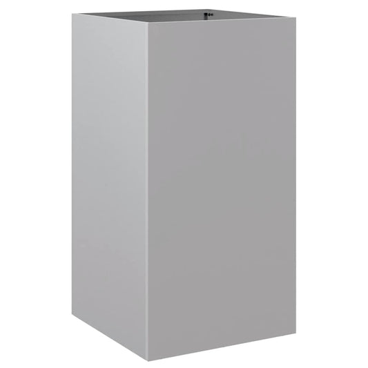 Planter Silver 42x38x75 cm Galvanised Steel