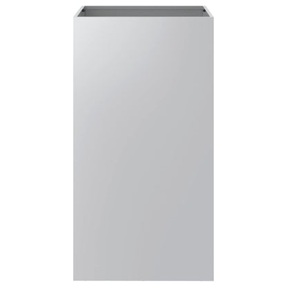 Planter Silver 42x38x75 cm Galvanised Steel