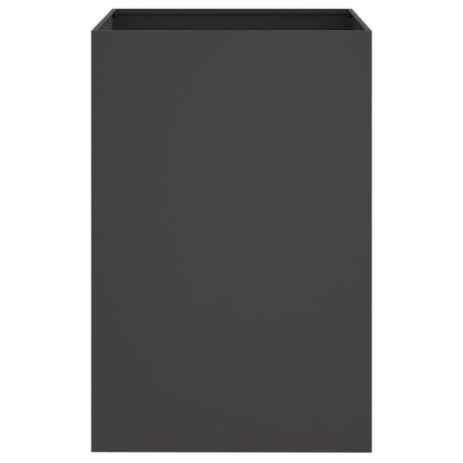 Planter Black 52x48x75 cm Steel