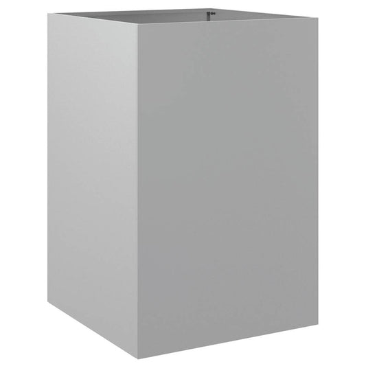 Planter Silver 52x48x75 cm Galvanised Steel