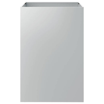 Planter Silver 52x48x75 cm Galvanised Steel