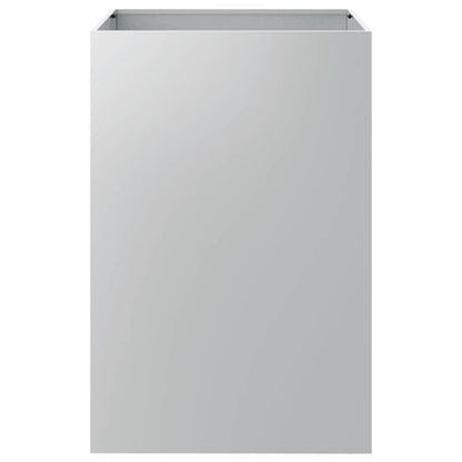 Planter Silver 52x48x75 cm Galvanised Steel