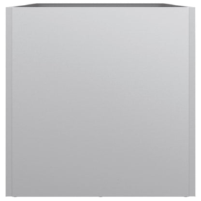Planter Silver 62x30x29 cm Galvanised Steel