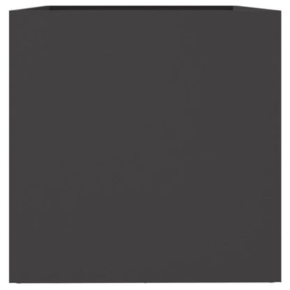 Planter Black 62x47x46 cm Steel