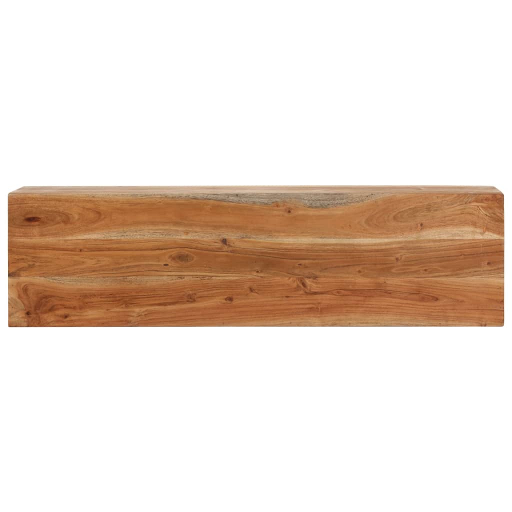 Console Table 110x30x75 cm Solid Wood Acacia and Iron