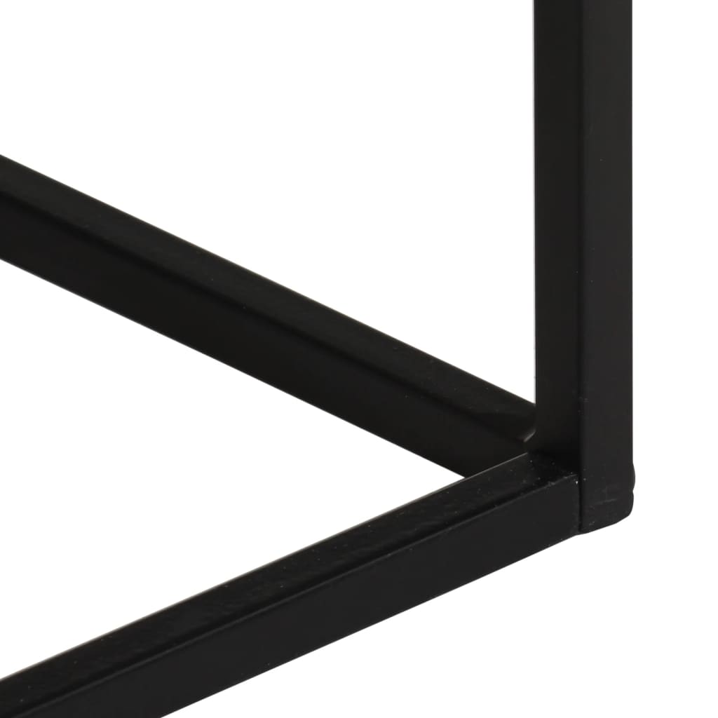 Console Table 110x30x75 cm Solid Wood Acacia and Iron