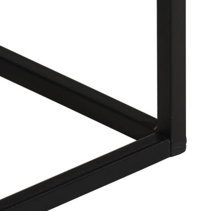 Console Table 110x30x75 cm Solid Wood Acacia and Iron
