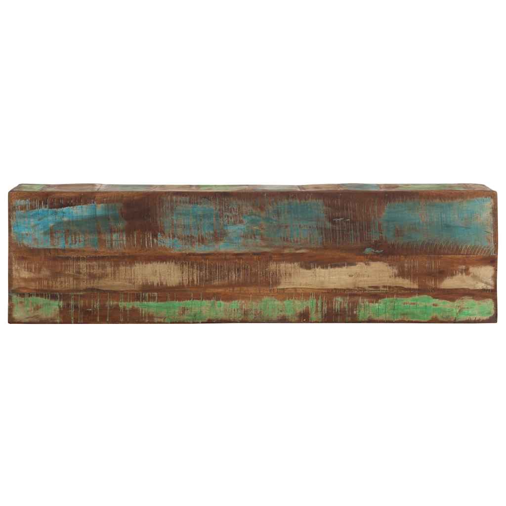 Console Table 110x30x75 cm Solid Wood Reclaimed and Iron