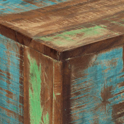 Console Table 110x30x75 cm Solid Wood Reclaimed and Iron