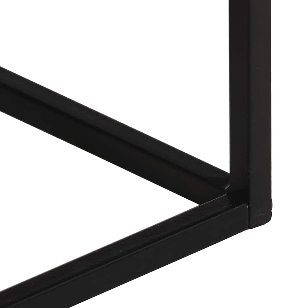 Console Table 110x30x75 cm Solid Wood Reclaimed and Iron