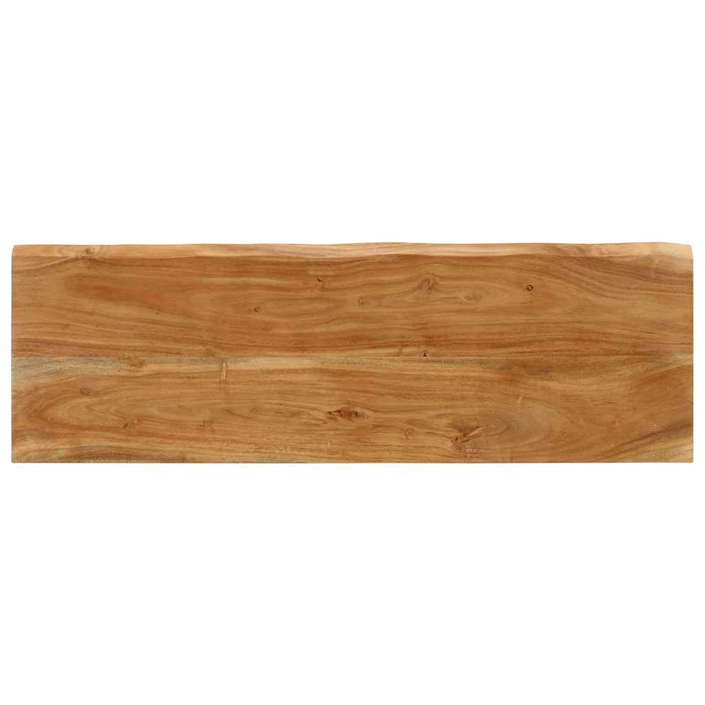 Bench with Live Edge 105 cm Solid Wood Acacia