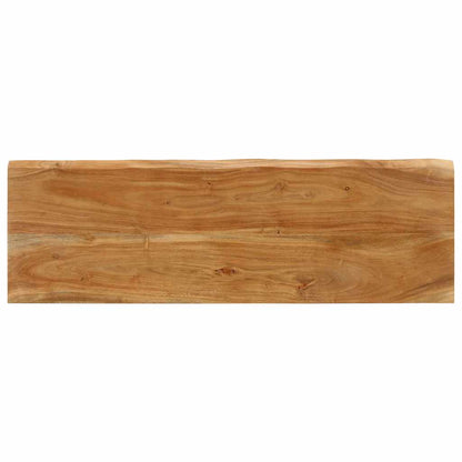 Bench with Live Edge 105 cm Solid Wood Acacia