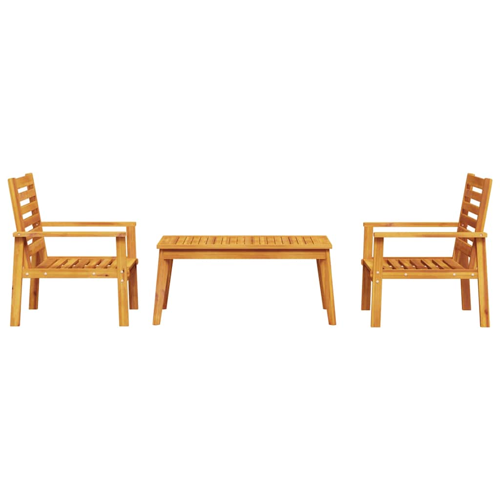 Garden Lounge Set | Natural Wood | Solid acacia wood | Medium | Durable